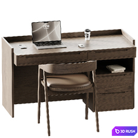 Workplace 07 3D Model Corona