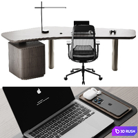 Poliform ADRIEN 3D Model Corona