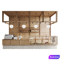 Restaurant 08 Bakery 3D Model Corona