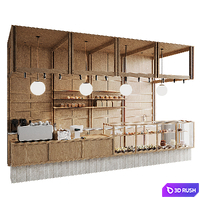 Restaurant 08 Bakery 3D Model Corona