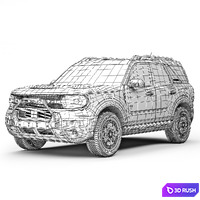 2025 Ford Bronco Sport 3D Model Vray