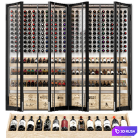 Wine Cellar 17 3D Model Vray, Corona