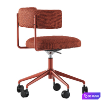 Amelie DP TS Armchair by Midj 3D Model Vray, Corona