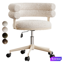 Office chair Ponty 3D Model Corona