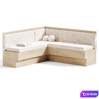 Restaurant Sofa Set 07, Restaurant Sofas 3D Model Corona