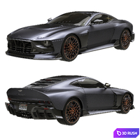 Aston Martin Victor 2020 3D Model Vray, Corona