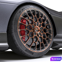 Aston Martin Victor 2020 3D Model Vray, Corona