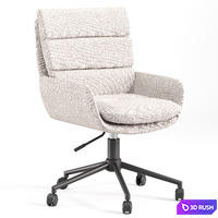 Sergio Office Swivel Chair | Laredoute 3D Model Corona