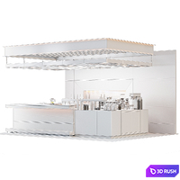 Industrial Cafe 3D Model Corona