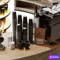 Bar 5 3D Model Corona