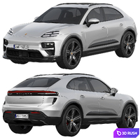Porsche Macan Turbo Electric 3D Model Corona