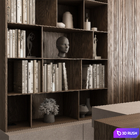 Boss Desk - Office Furniture 524 3D Model Vray, Corona