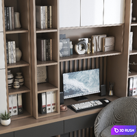 Furniture composition 9 3D Model Vray, Corona