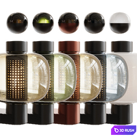 Bonbori Wall Lamp by Brokis 3D Model Vray, Corona