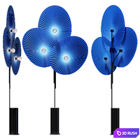 Roche Bobois Unfold Floor Lamp 3D Model Vray