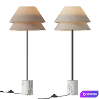 Heathfield&amp;Co Kobi Table Lamp 3D Model Vray, Corona