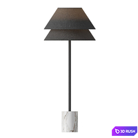 Heathfield&amp;Co Kobi Table Lamp 3D Model Vray, Corona