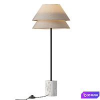 Heathfield&amp;Co Kobi Table Lamp 3D Model Vray, Corona