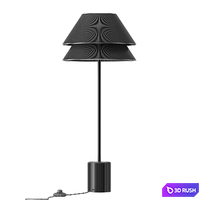 Heathfield&amp;Co Kobi Table Lamp 3D Model Vray, Corona