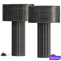 Milk &amp; Sugar Cooper Table Lamp 3D Model Corona