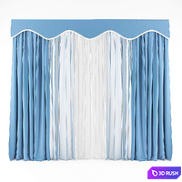Curtains74 3D Model