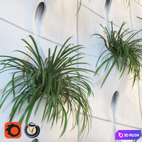 Pocket panels 3D Model Vray