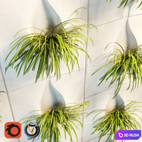 Pocket panels 3D Model Vray