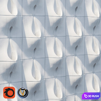 Pocket panels 3D Model Vray
