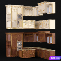 Kitchen. Sameba 3D Model Vray