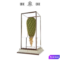 Cactus in a vase on a stand 3D Model Vray