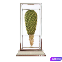 Cactus in a vase on a stand 3D Model Vray