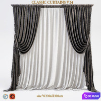 Blind classic V24 3D Model Corona