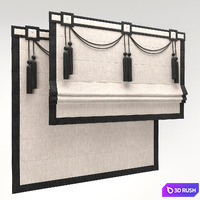 Roman Shade 32 3D Model Vray