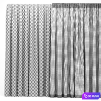 Curtain8 3D Model Vray