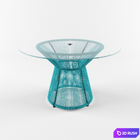 Dining table Acapulco 3D Model Vray