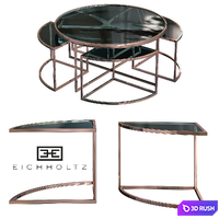 Eichholtz Padova gold coffee table 3D Model Vray