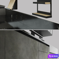 Kitchen FABRICA, factory AtlasLux 3D Model Corona