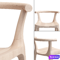 Elka Stool 3D Model Vray, Corona