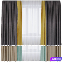 Curtain_model_4 3D Model Corona