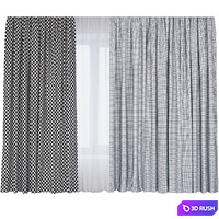 Curtain_model_4 3D Model Corona