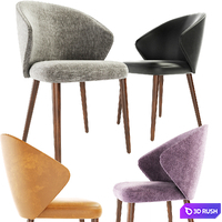 Ellen Dining Chair Astele 3D Model Vray