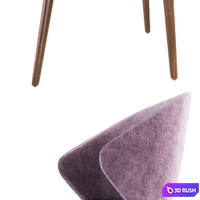 Ellen Dining Chair Astele 3D Model Vray