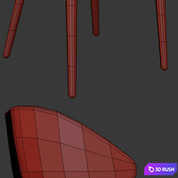 Ellen Dining Chair Astele 3D Model Vray