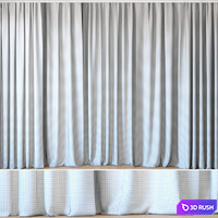 Curtains 85 | Curtains with Tulle | ROHI | Dante 3D Model Vray