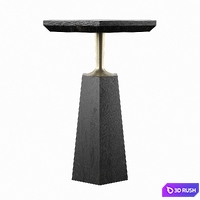 Side Table Hex Side Table 3D Model Vray