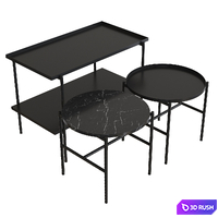 Rebar side table 3D Model Corona