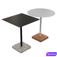 Terrazzo table 3D Model Corona
