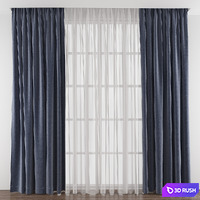 Curtain 436 3D Model Vray