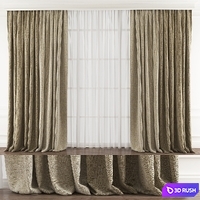 Curtain 461 3D Model Vray