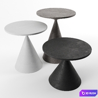 Mini clay tables by Desalto 3D Model Corona